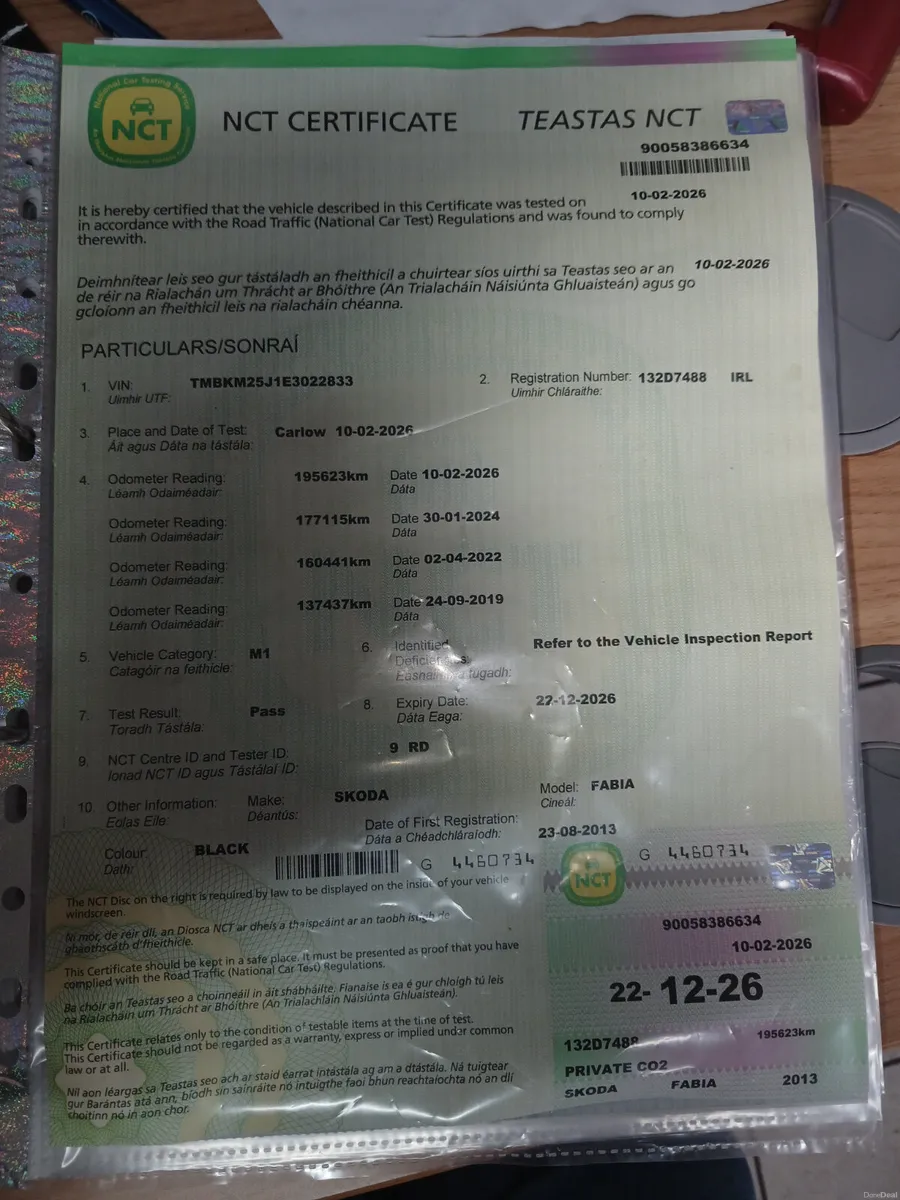 Skoda Fabia 2013 1.2 petrol new nct - Image 2