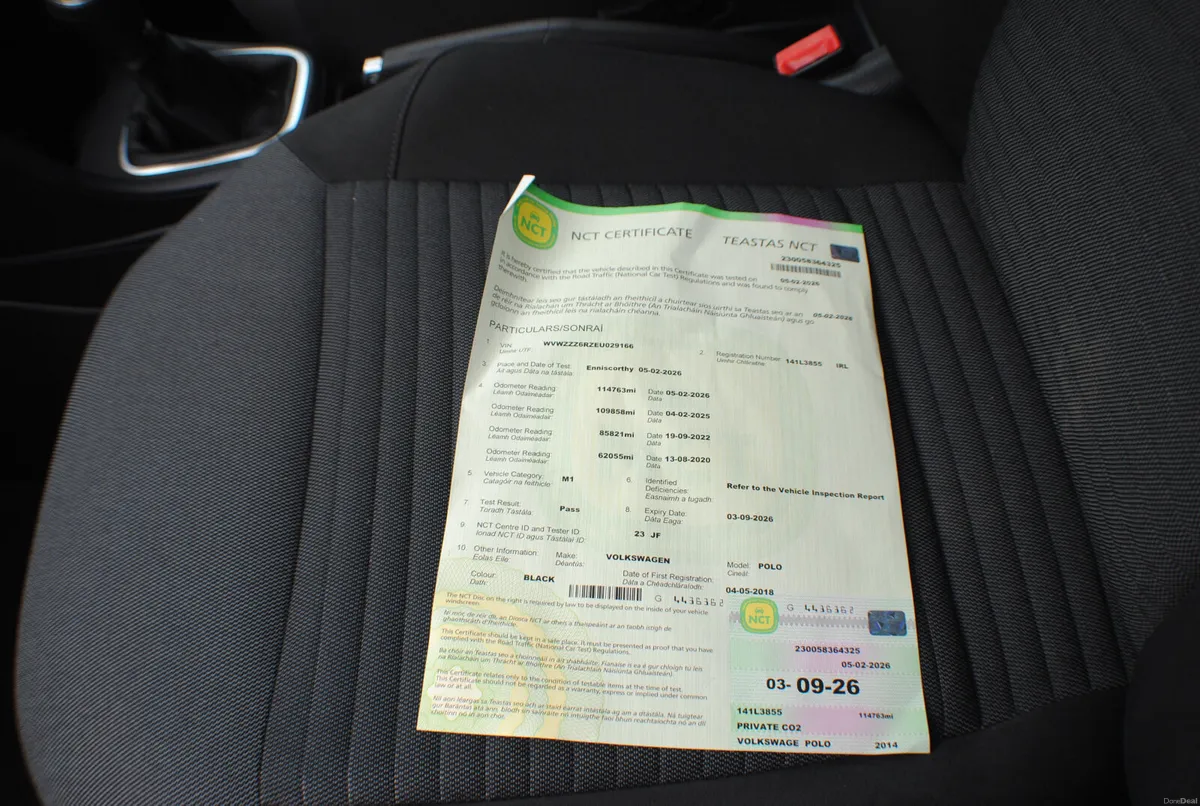 VOLKSWAGEN POLO  2014 1.2 PETROL - Image 3