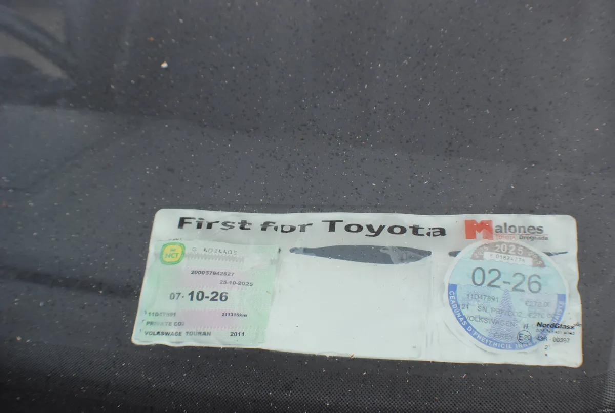 VOLKSWAGEN TOURAN 2011 7 SEATER - Image 2