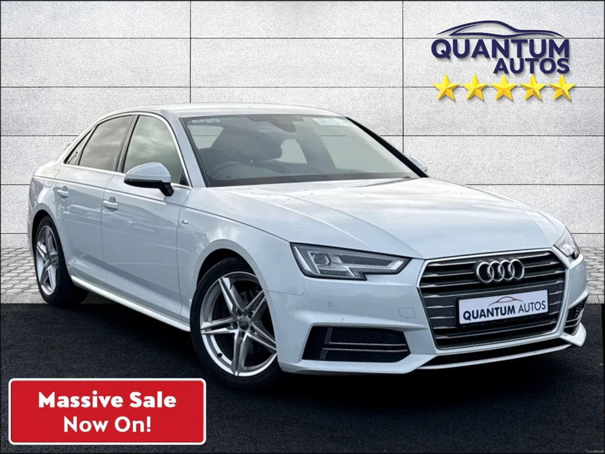 Audi A4 2017 S LINE 2.0 TDI 150BHP AUTOMATIC €88 P - Image 1