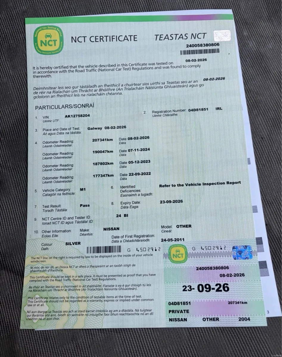 Nissan Micra 1.2L petrol AUTOMATIC NCT 10/26 & TAX - Image 3