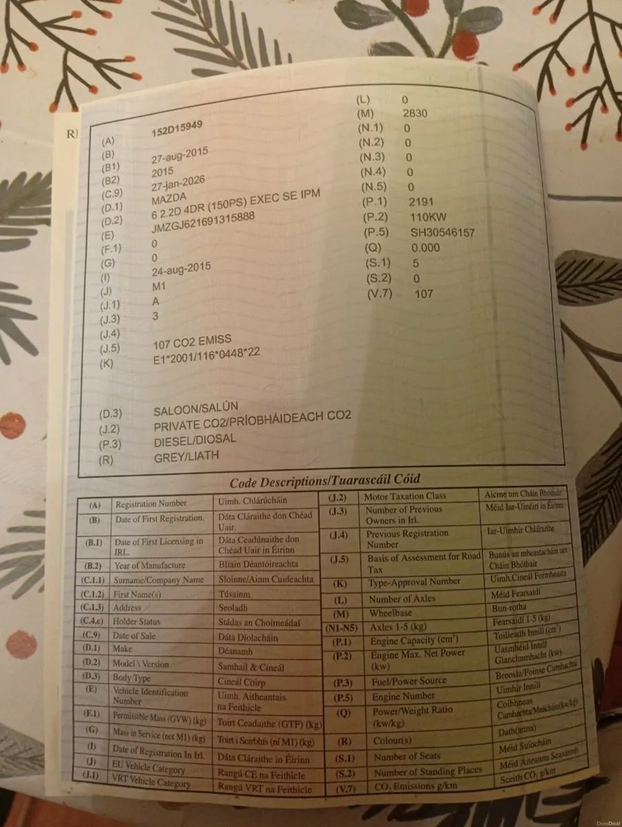 2015 Masda 6 - Image 4