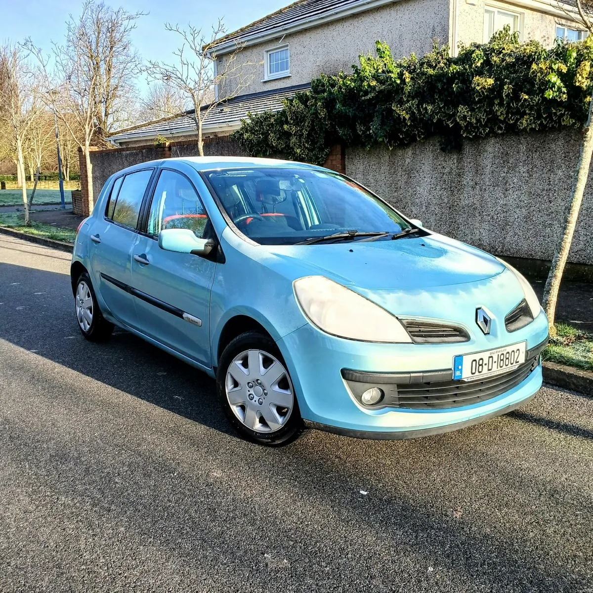 Renault Clio 2008 1.2 NCT 03/27 - Image 1