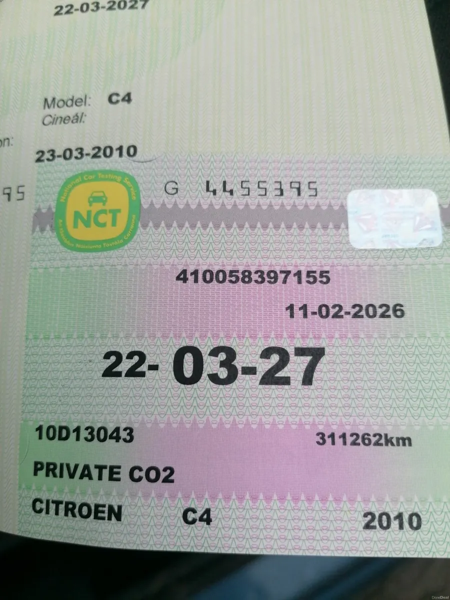 Citroen C4 Picasso 7 seater nct  March 2027 - Image 2