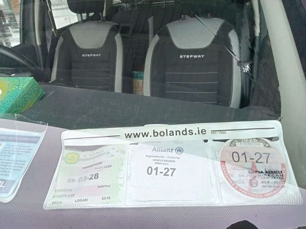 2018 : NCT March 2028. Taxed Jan 2027./ 94km. - Image 1