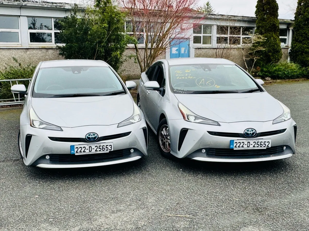 Two 2022 Toyota Prius Low Mileage Hi Spec Stunning - Image 1
