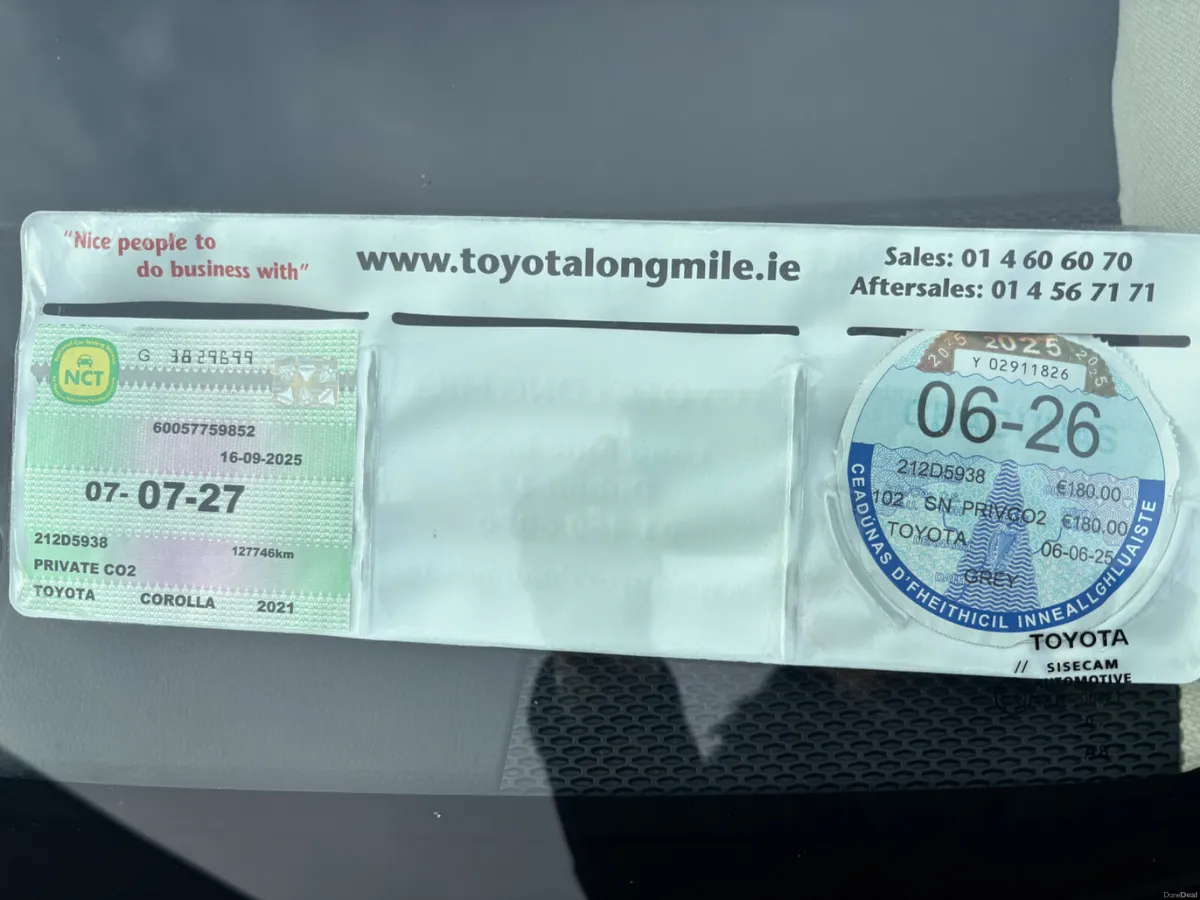 2021 TOYOTA COROLLA LUNA HYBRID NCT 1 OWNER - Image 2