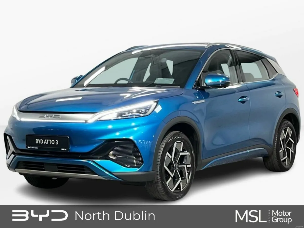 BYD ATTO 3 Comfort 60kWh 204PS - 18 Inch Alloys - - Image 1