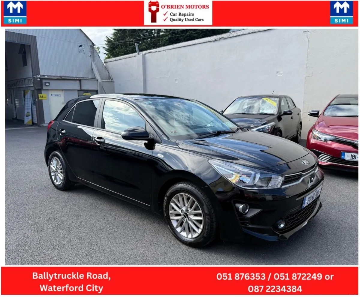 2021 Kia Rio, 1.2 Black, 5 Door Hatchback, Petrol - Image 3