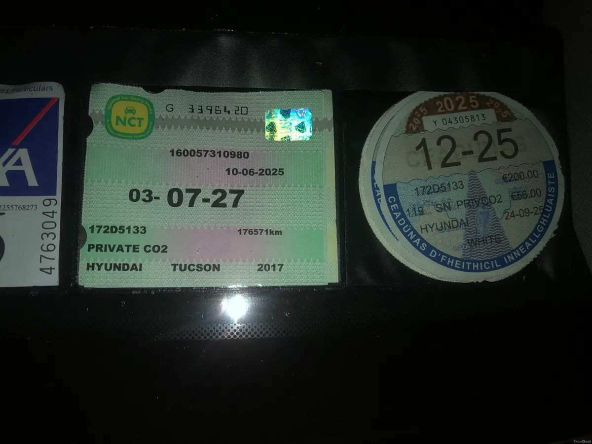 Hyundai Tucson diesel 110 miles nct 7/27 - Image 2