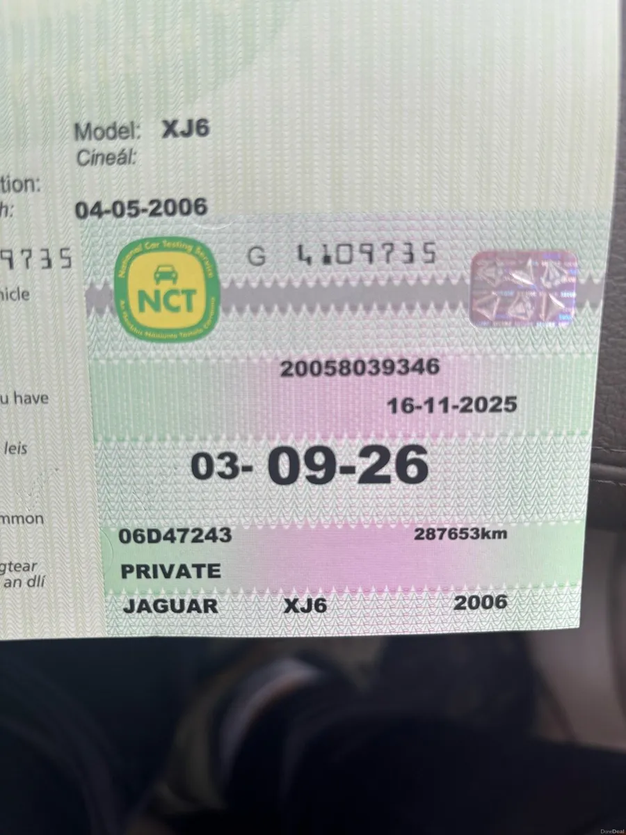 Jaguar XJ Brand new NCT - Image 3