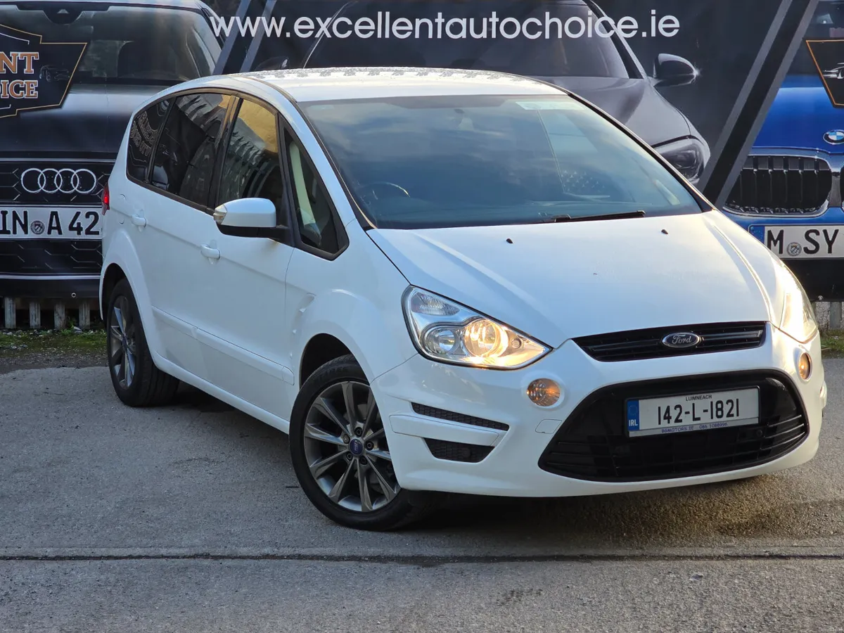 Ford S-Max 2014 1.6D 7SEATER IN WHITE IMMACULATE! - Image 1