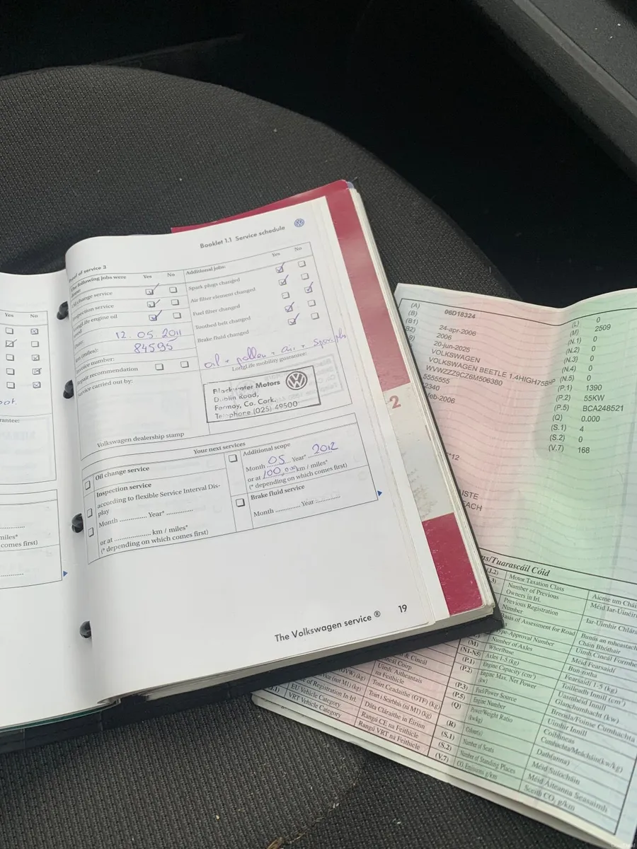 Volkswagen Beetle. low km, 2006 Nct and taxed - Image 4