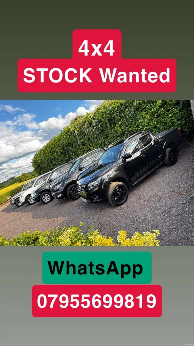 Pick Up Jeeps 4x4 WANTED - Image 1