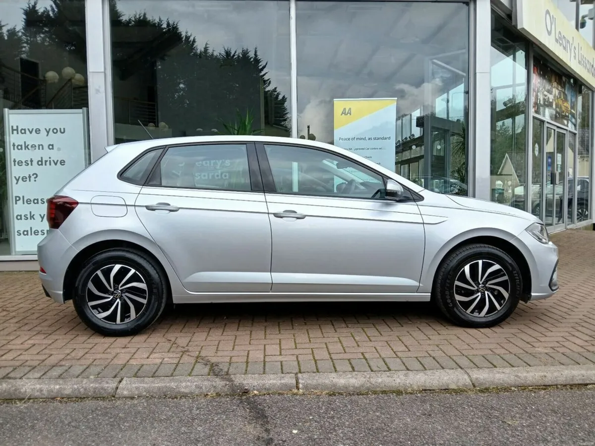 Volkswagen Polo 1.0 LIFE 1.0 TSi 95Bhp, Silver met - Image 3