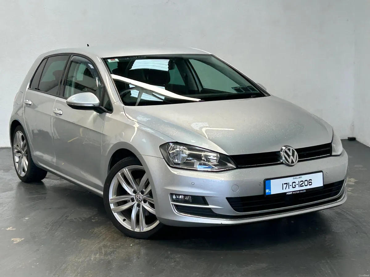 171 VOLKSWAGEN GOLF 1.6TDI HIGH LINE = LEATHER = - Image 3