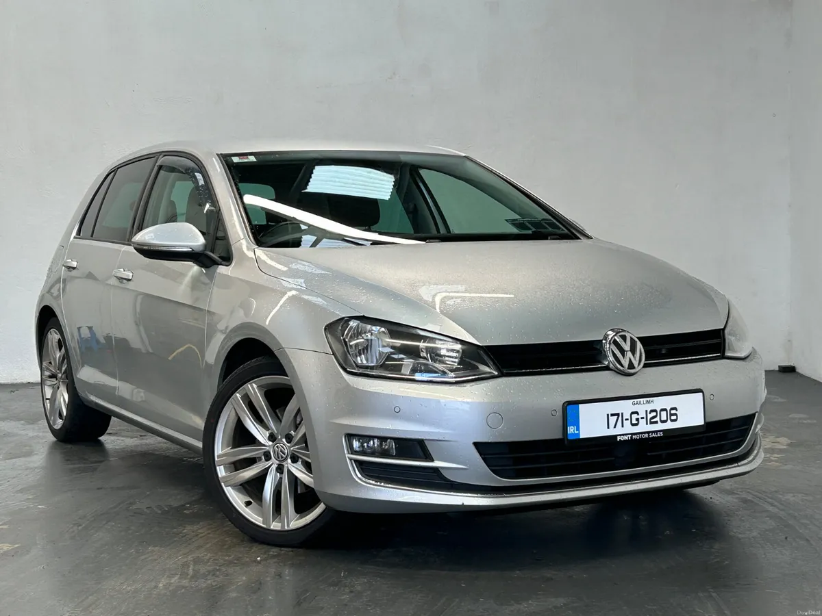 171 VOLKSWAGEN GOLF 1.6TDI HIGH LINE = LEATHER = - Image 1