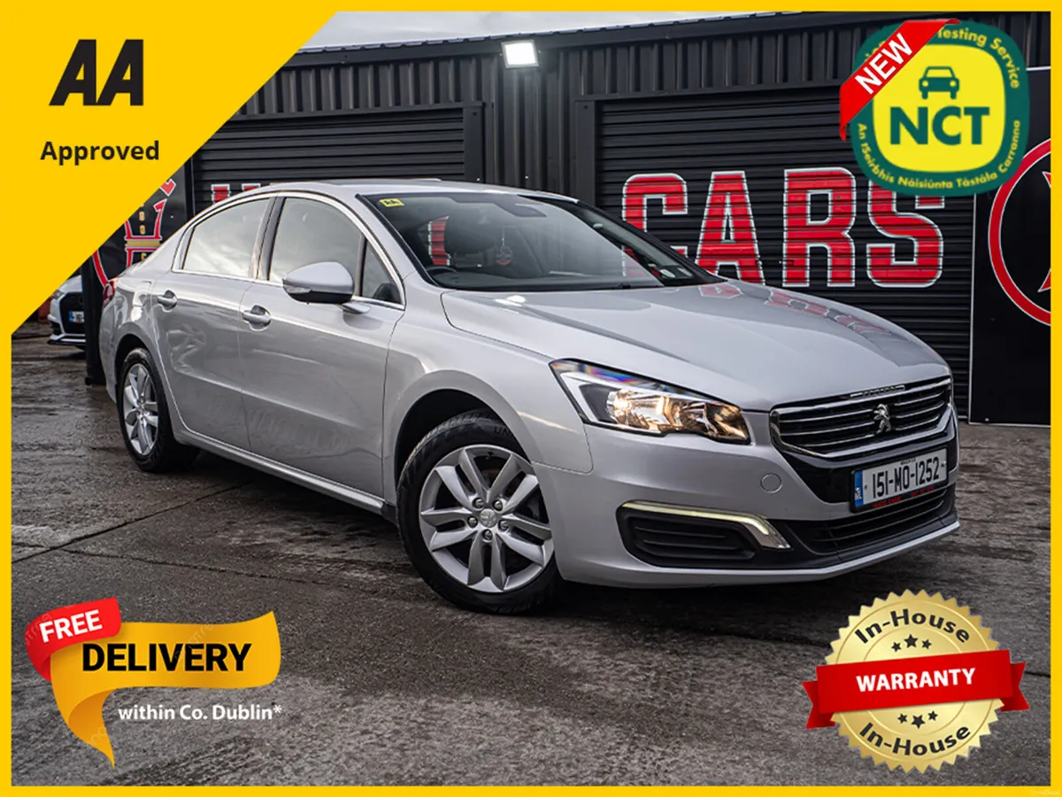 2015 Peugeot 508 1.6hdi/New NCT/Irish/*2026 PRICE* - Image 1