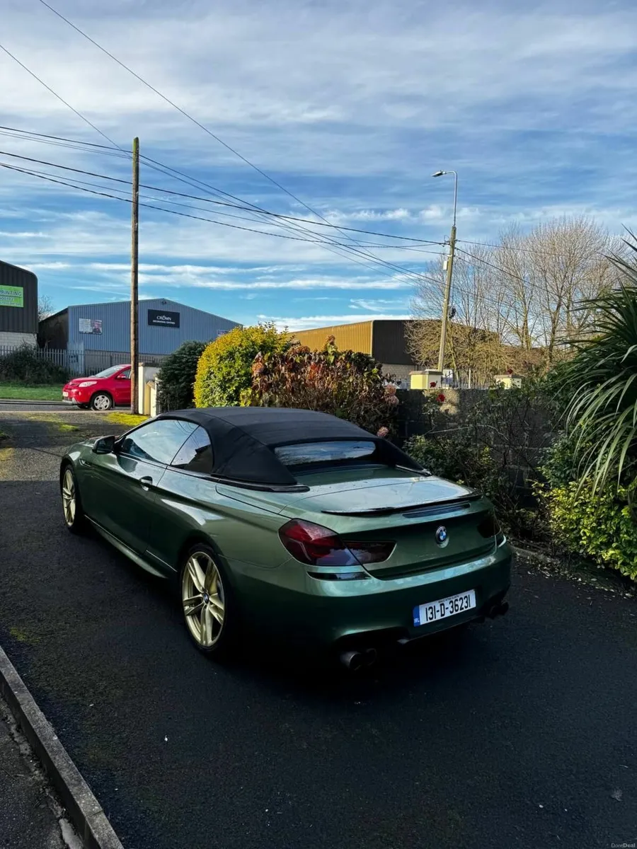 2013 BMW 640d Convertible - Unique Green Wrap - Image 6