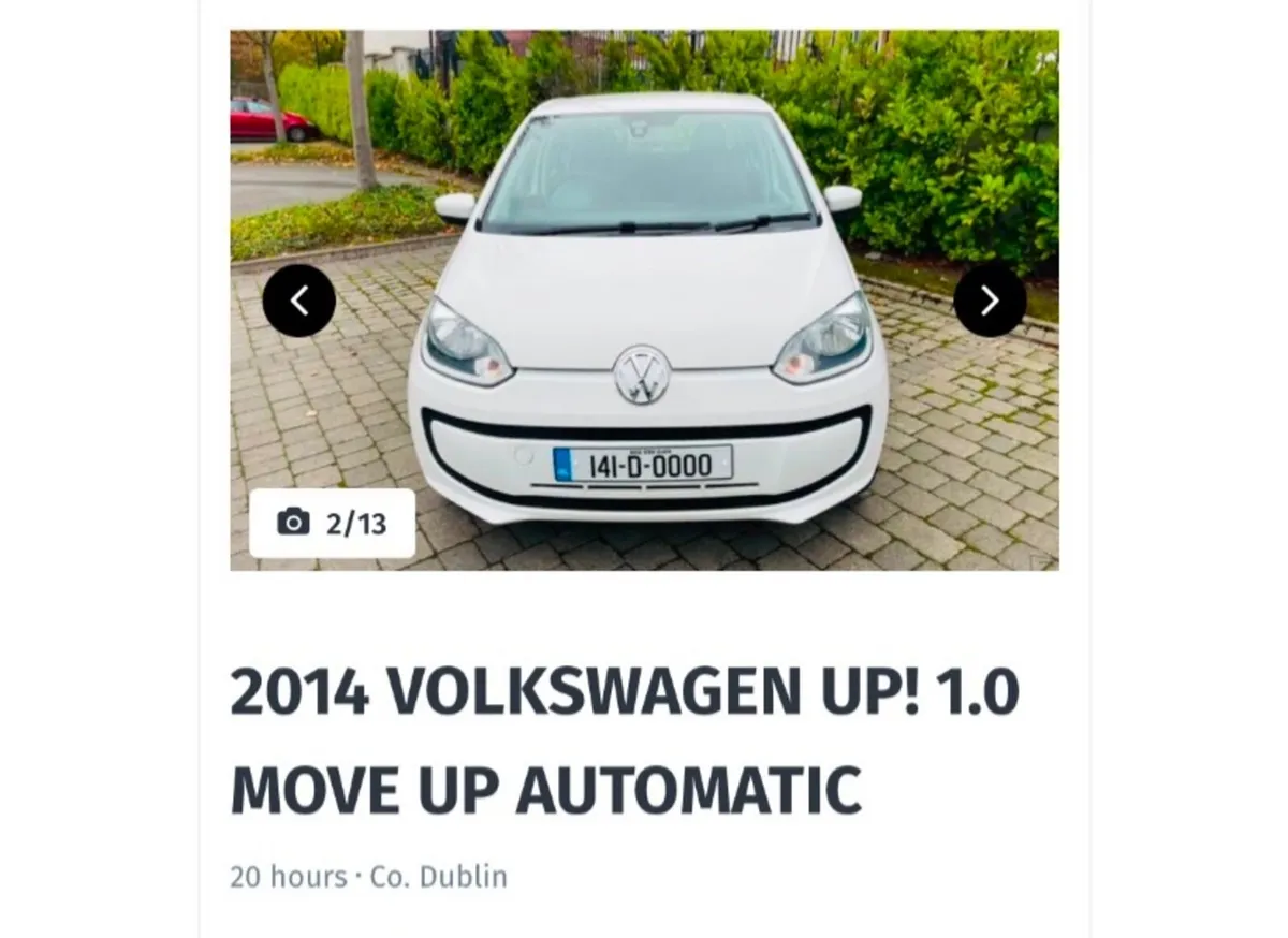 Automatic Volkswagen up! 2014 - Image 3