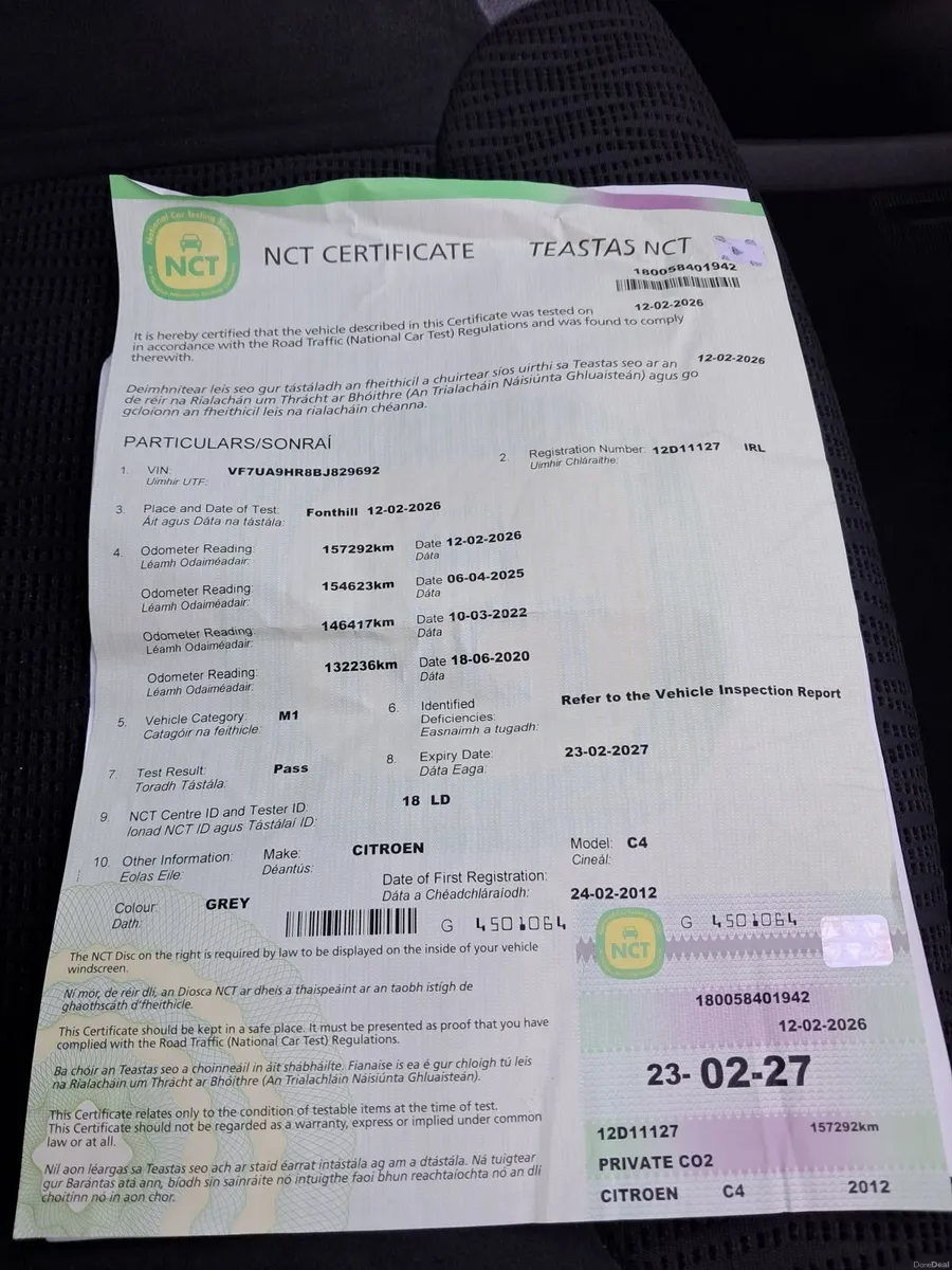 Citroen C4 Picasso 2012 #New Nct #7 seater Automat - Image 3