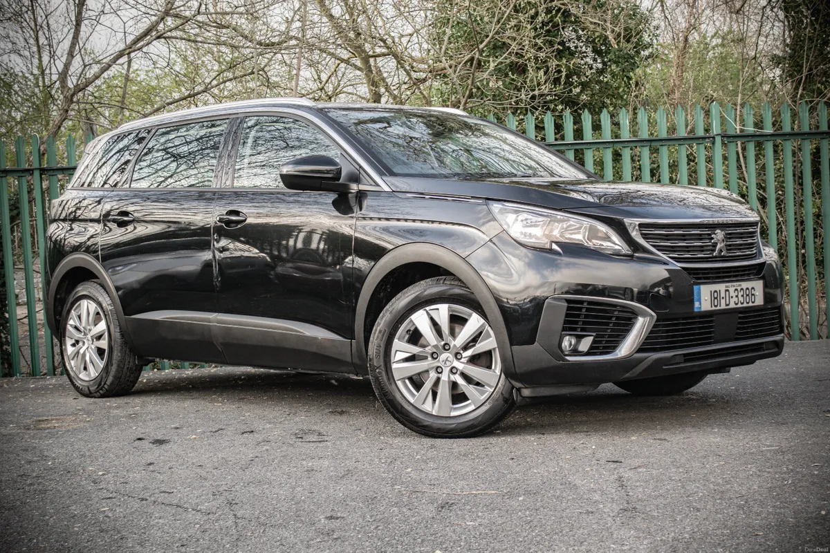 2018 BLACK PEUGEOT 5008 ACTIVE 1.6 BLUE HDI - Image 3