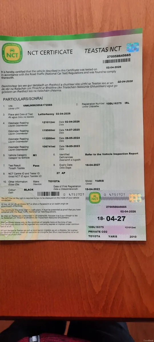 Toyota Yaris 2010 - Image 1