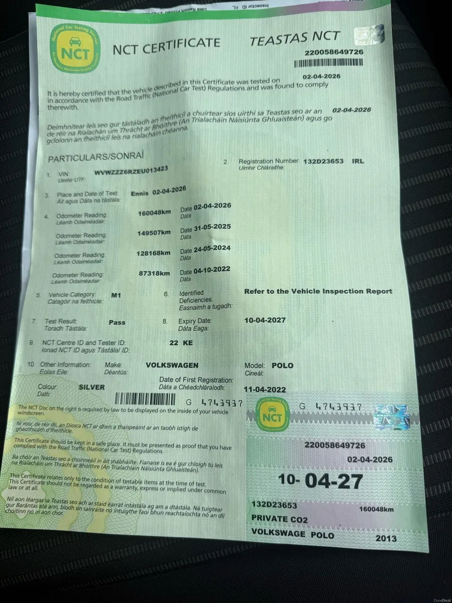 Volkswagen polo 1.2 Highline automatic newNCT - Image 2