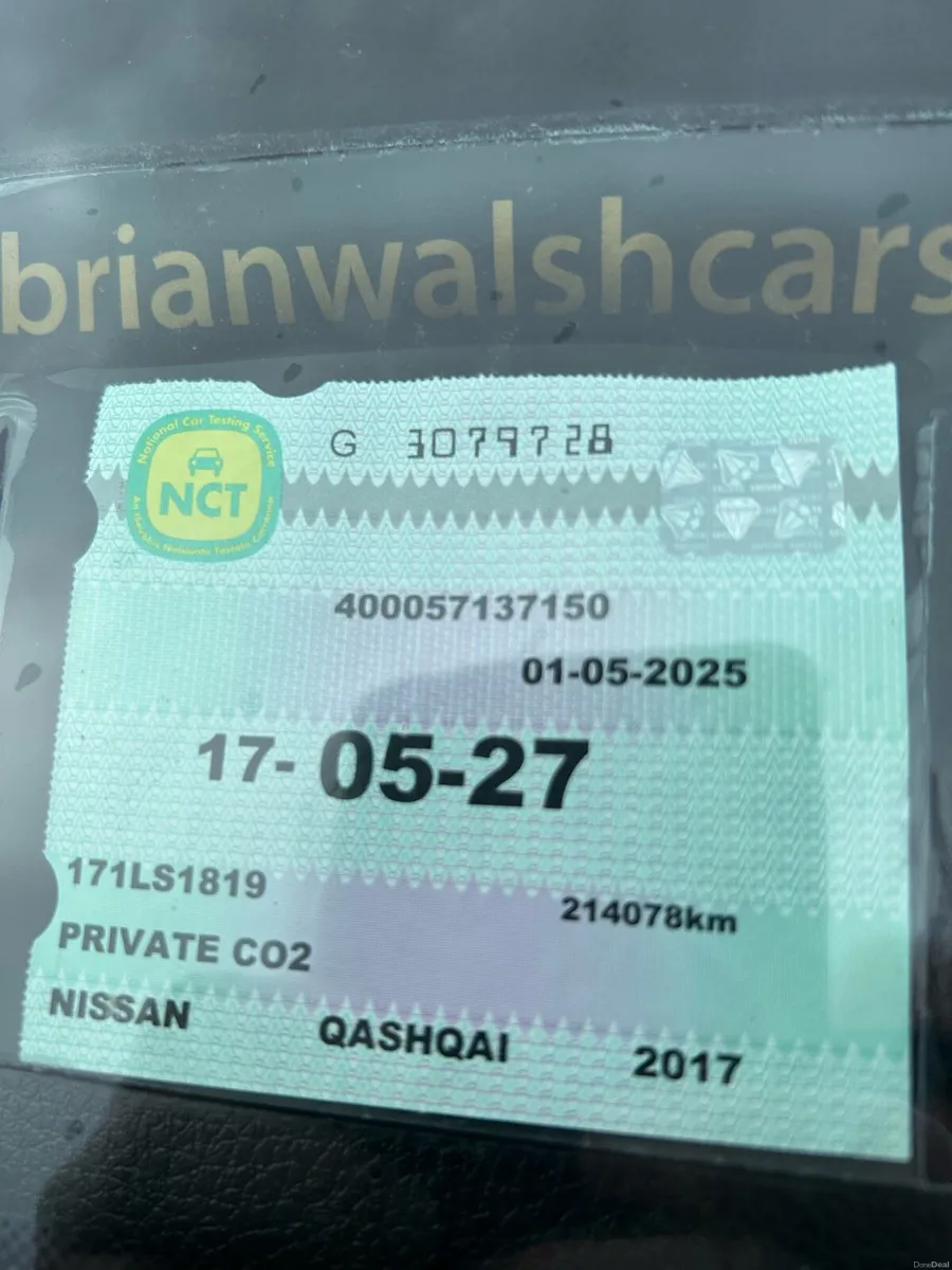 2017 Nissan Quashki nct till 06/27 - Image 5