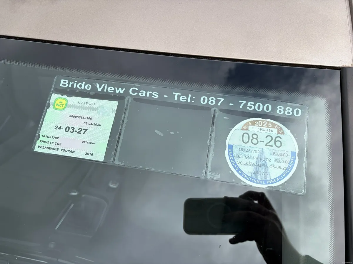 Volkswagen Touran 1.6tdi NCT03/2027 - Image 3