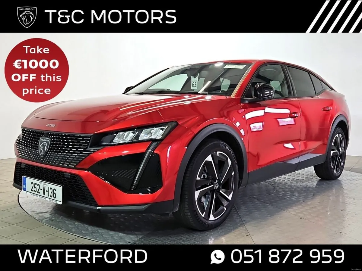 Peugeot 408 Allure Hybrid Auto - Diamond Cut Alloy - Image 1