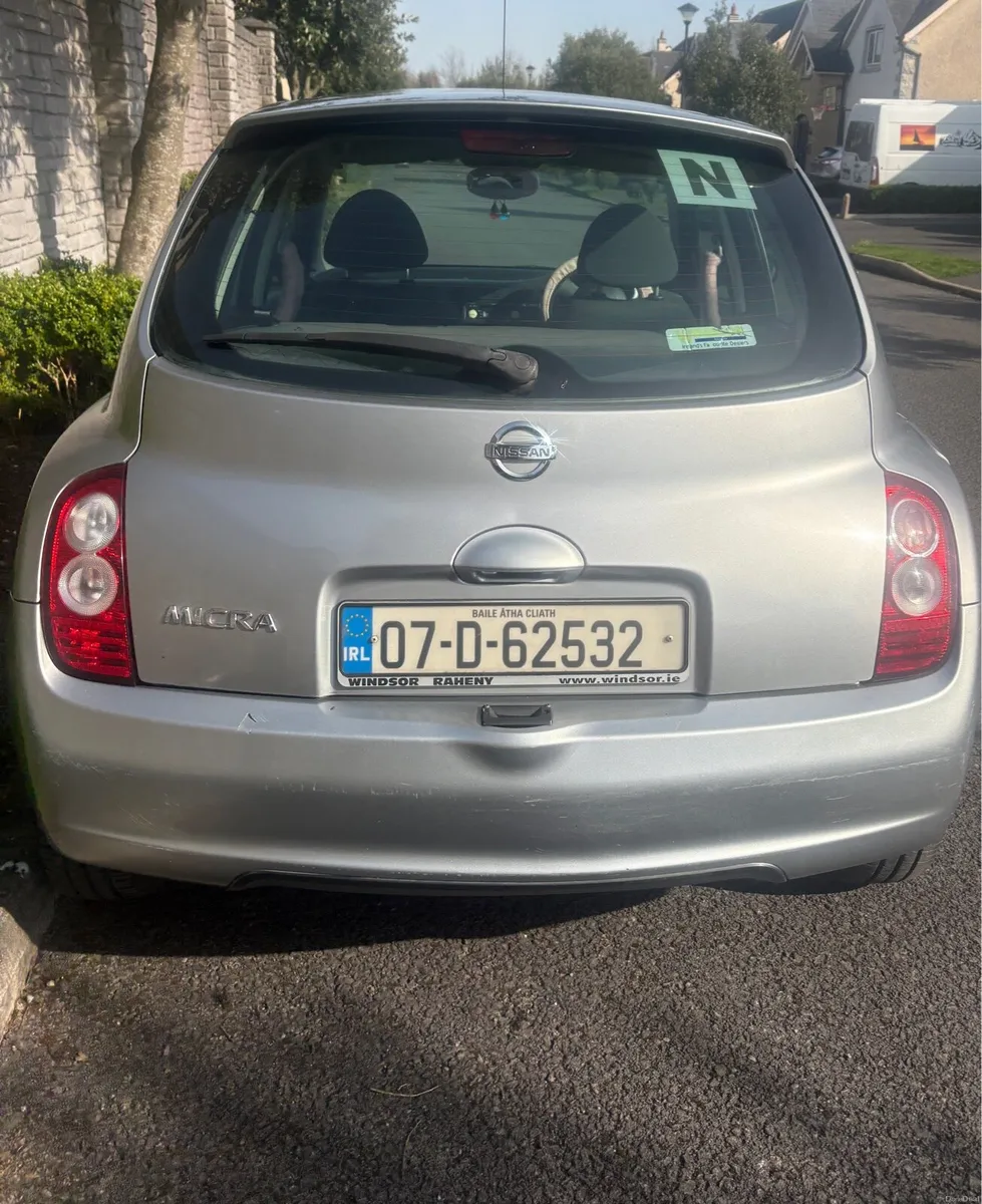 Nissan micra 07 nct 10/2026 - Image 3