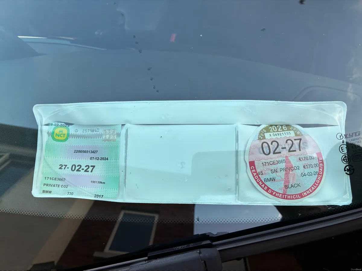 BMW 3-Series 330 F30 E Sport - NCT and Tax 02/27 - Image 3