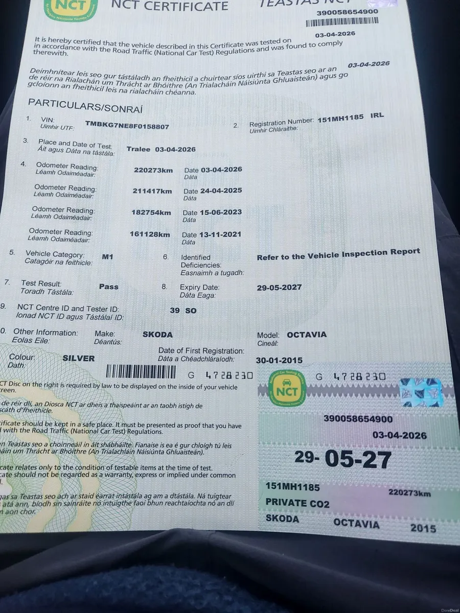 Skoda Octavia 2015 Elegance Estate - Image 1