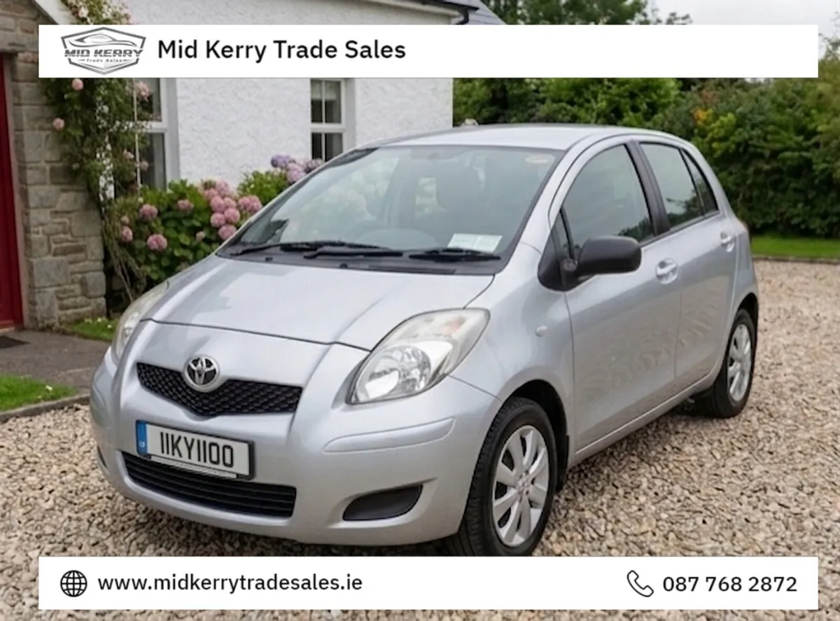 Stunning Toyota Yaris New  Low Mileage NCT 02/27 - Image 1