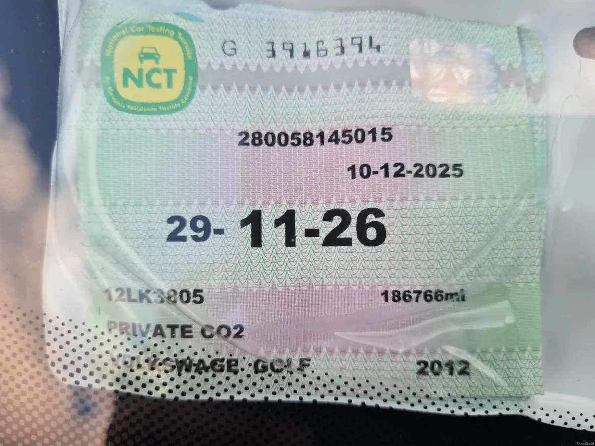 Volkswagen Golf 2012 €4500 - Image 2