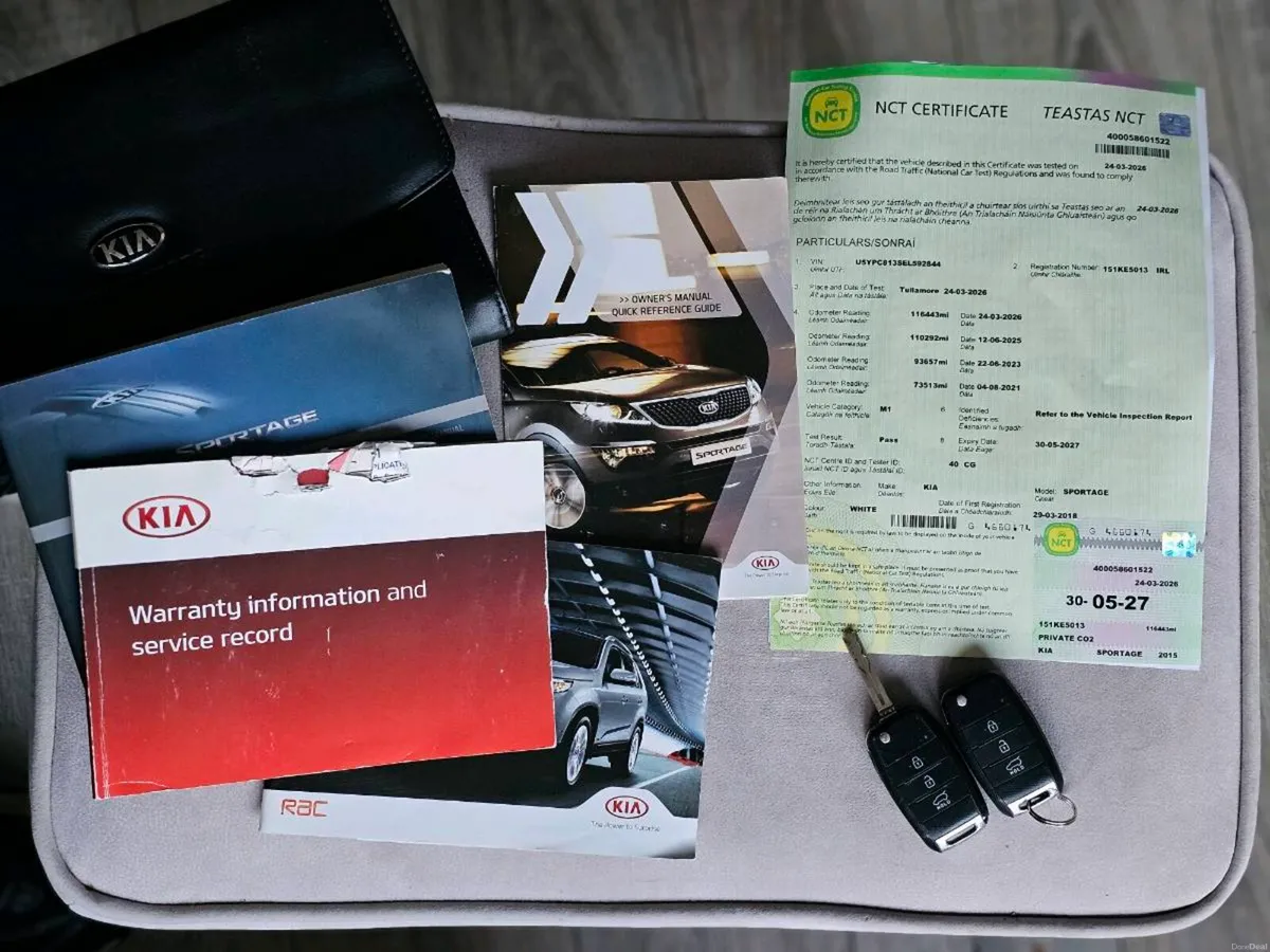 2015 Kia Sportage Automatic Nct 05/2027 Low kms. - Image 2