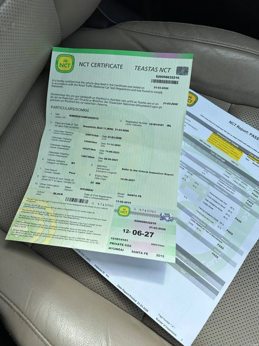 Hyundai Santa Fe four-wheel-drive new nct6/27 - Image 3