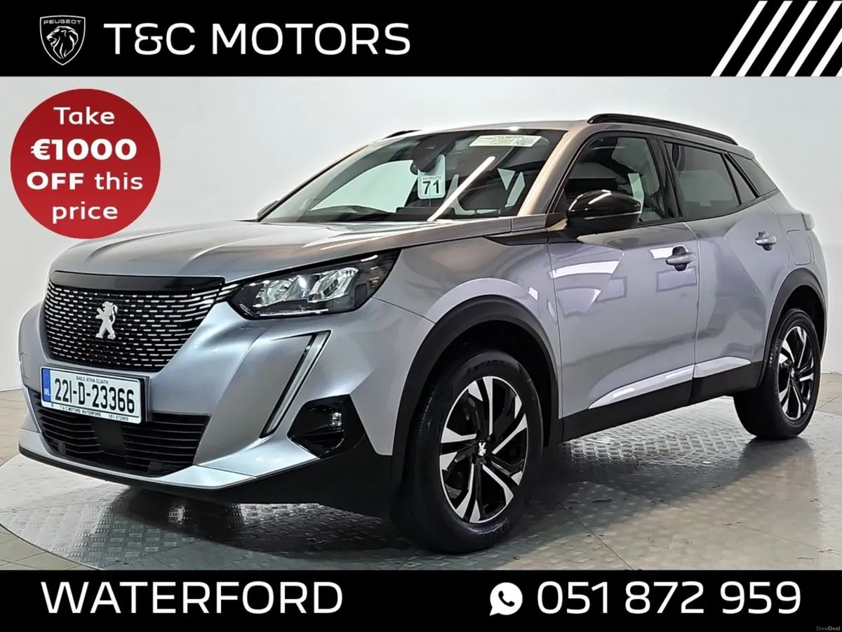 Peugeot 2008 Reversing Sensors with Camera, Cruise - Image 1