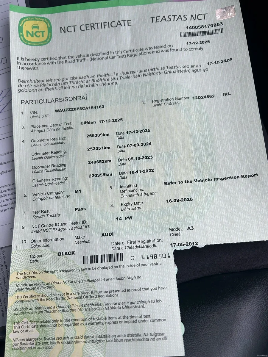 Audi A3 Sline 2012 Black - Image 4