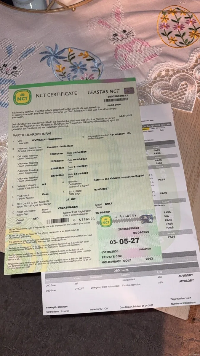 VW Golf 1.2 Petrol NEW NCT - Image 2