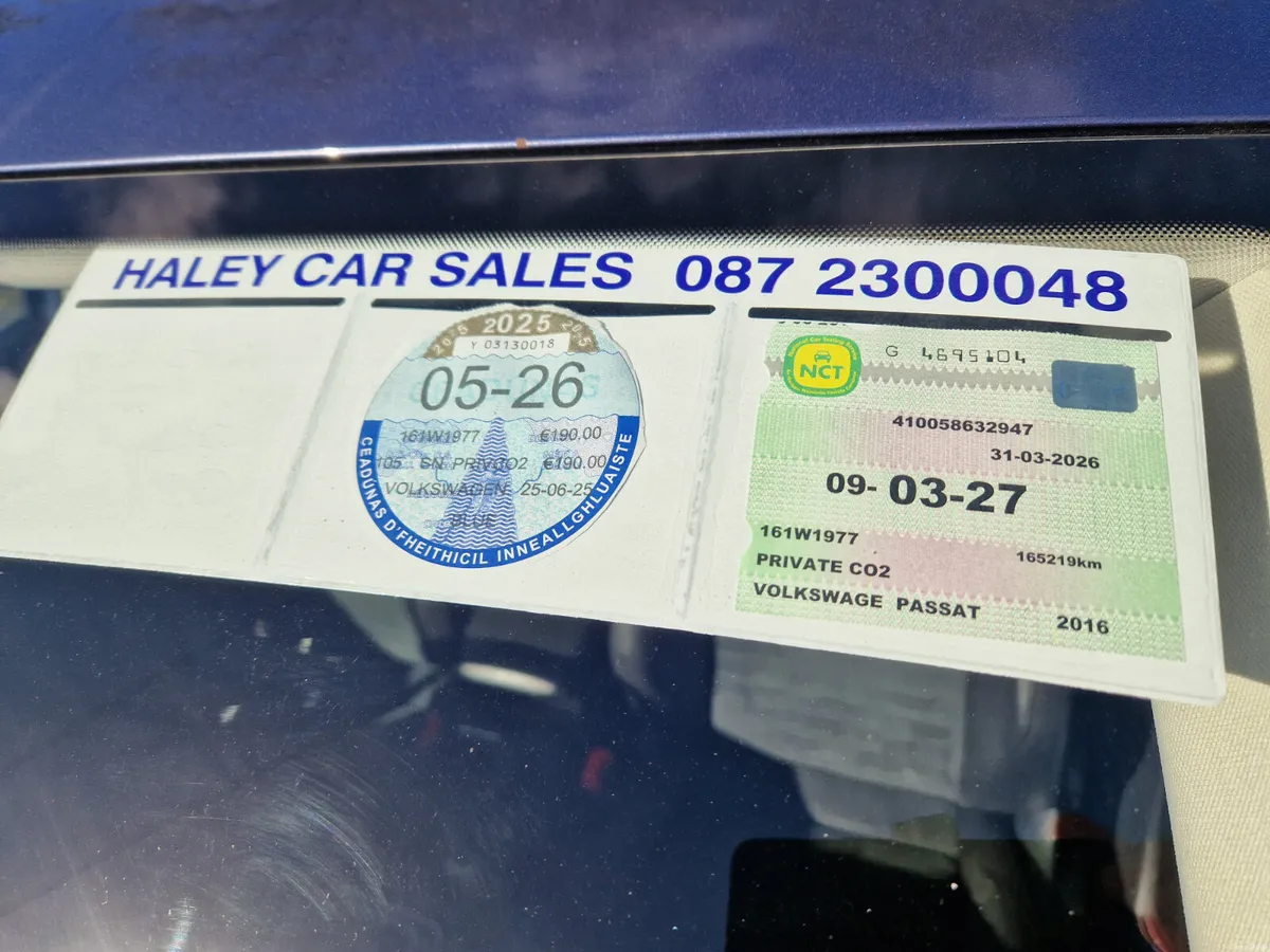16 VW PASSAT 1.6 TDI...HIGHLINE...NCT 3/27 - Image 4