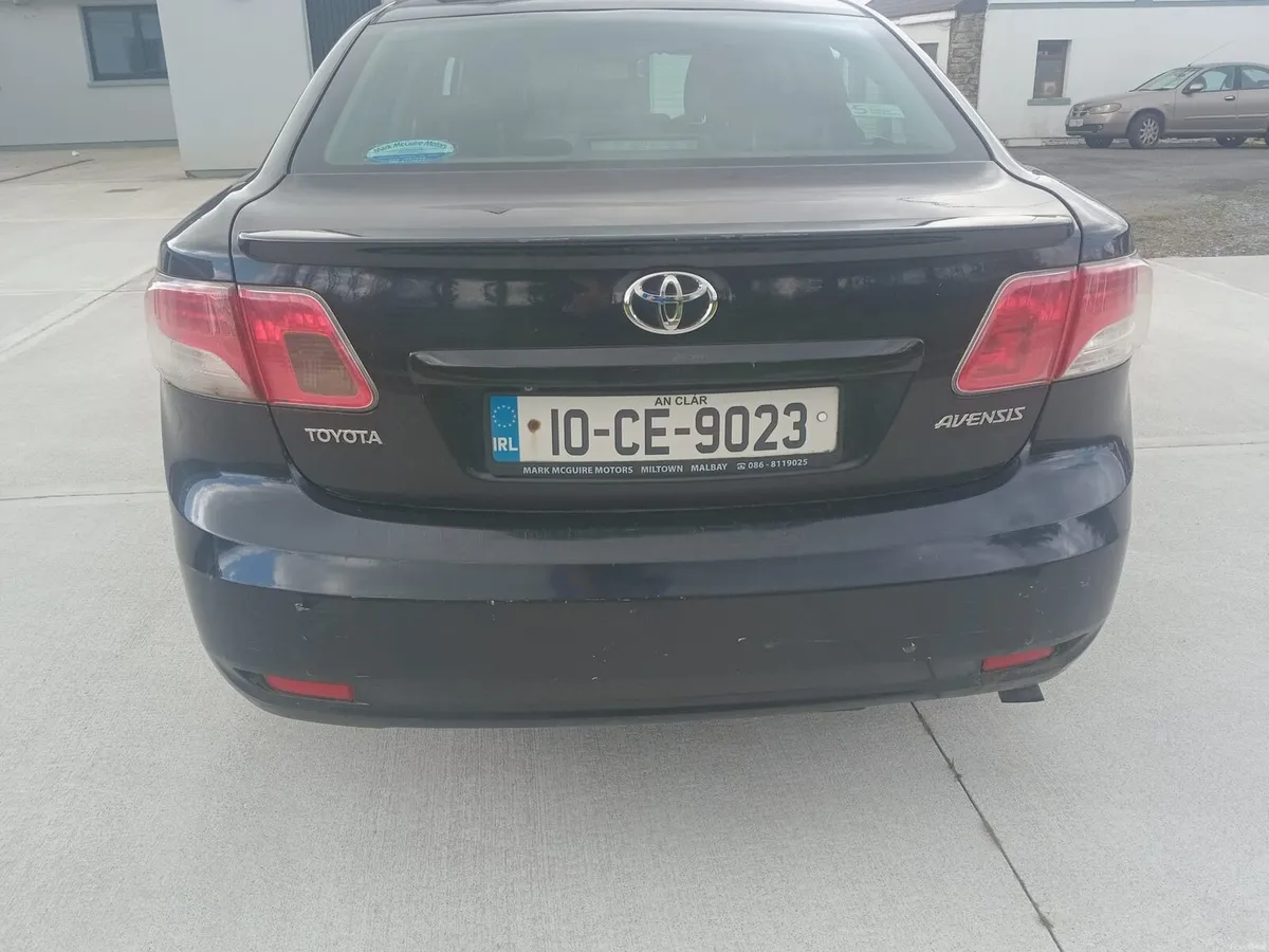 Toyota Avensis - 2010 - New NCT/Tax - Image 2