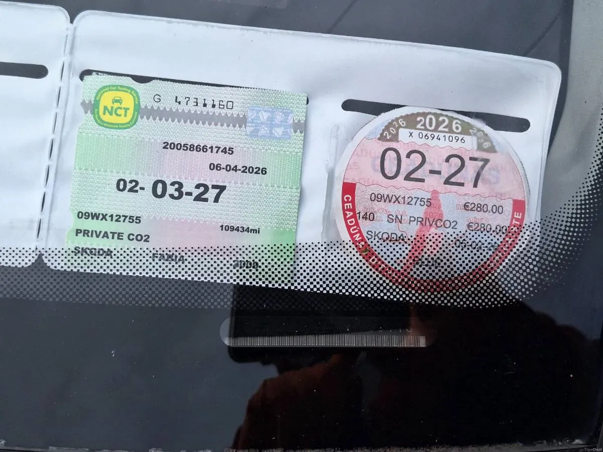 09 Fabia NEW NCT.  TAXED Feb 2027 - Image 1