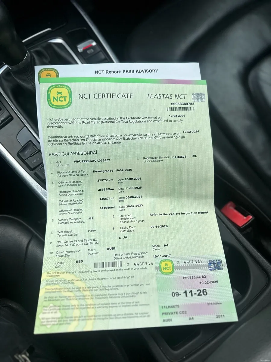 2011 Audi A4 2L Diesel Technik New NCT 11/26 - Image 2