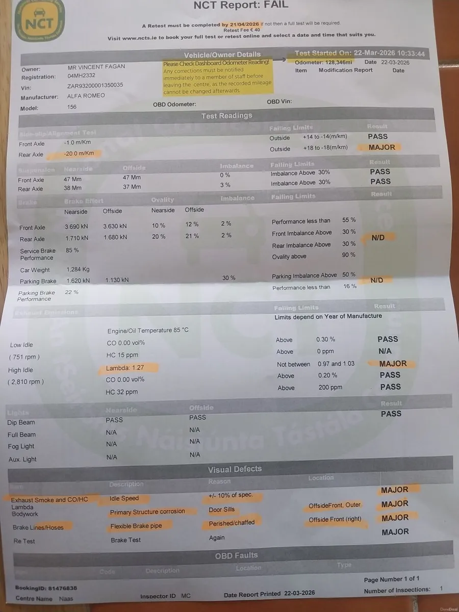 Alfa Romeo 156 2004 - Image 4