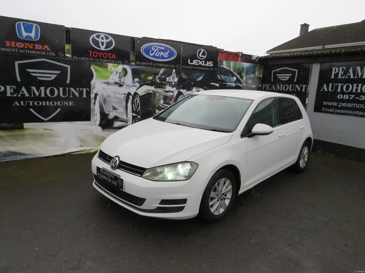 2014 VW GOLF 5DR TSI IN WHITE 82KMH - Image 1