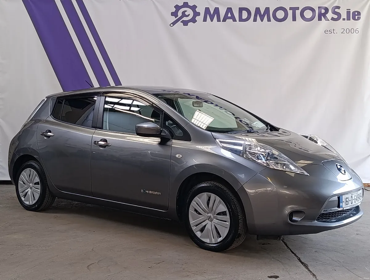 161 Nissan Leaf EV Tekna 24kWh Automatic Tax & NCT - Image 1