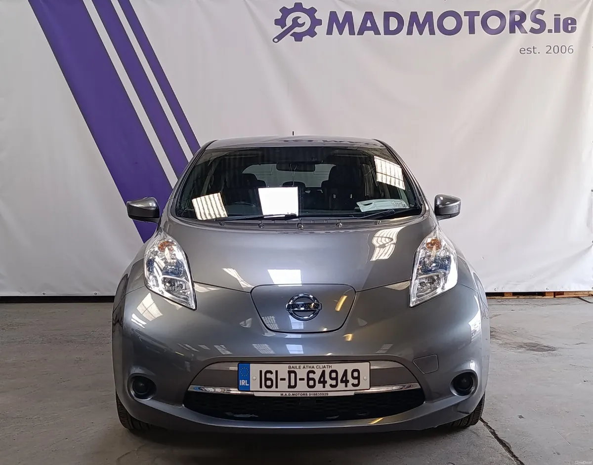 161 Nissan Leaf EV Tekna 24kWh Automatic Tax & NCT - Image 2