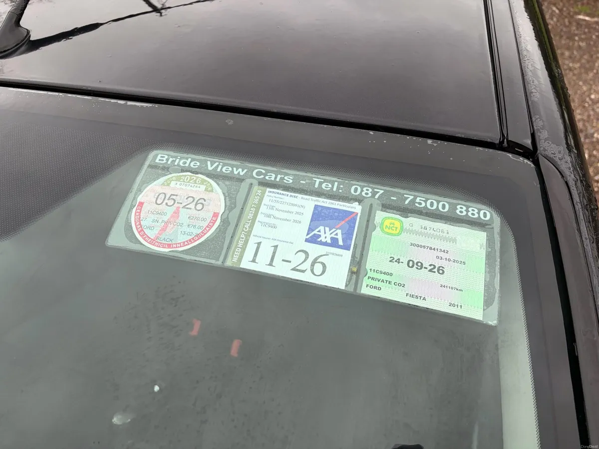 2011 Ford Fiesta 1.25 Nct09/26 Tax05/26 - Image 2